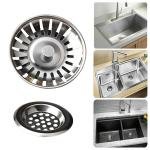 Limitless Card Mounted 2 IN 1 Sink Strainer, Effortlessly Trap Debris & Keep Your Sink Clog-Free Anti Clogging Sink Filter With Hair Catcher, Bathroom Stainless Steel Sink Drain Filter (STEEL-2PC1)